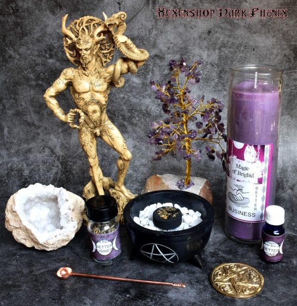 Hexenshop Dark Phönix Magic of Brighid Ritual Glaskerzen Set Bessere Geschäfte